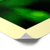 Oranje Flower Bokeh Sunny Poster (Hoek)