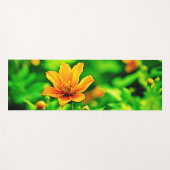 Oranje Flower Bokeh Sunny Yogamat (Voorkant (horizontaal))