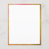 oranje flyer (Voorkant)