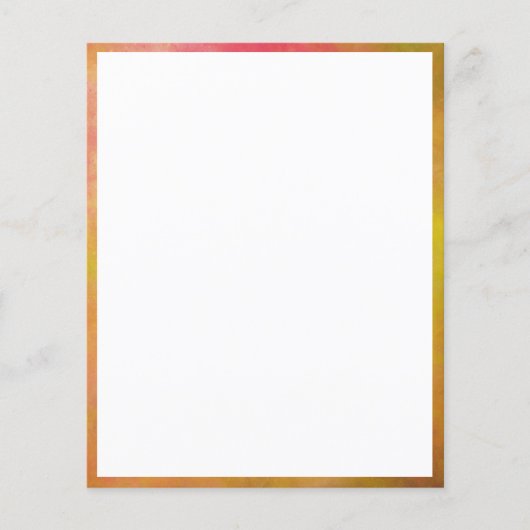 oranje flyer (Voorkant)