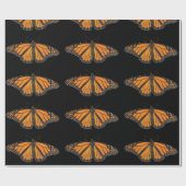 Oranje foto van Butterfly Wing Cadeaupapier (Vlak)