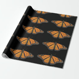 Oranje foto van Butterfly Wing Cadeaupapier
