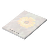 Oranje foto van de  lente van de Afrikaanse Daisy  Notitieblok (Linkerzijde)