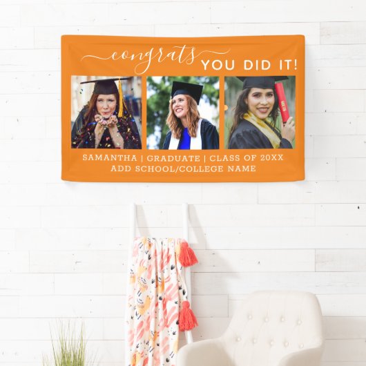 Oranje fotografen Afstuderen 2022 Afstuderen Spandoek (Insitu)