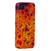 Oranje Fractal Smartphone Hoesje (Back/Rechts)