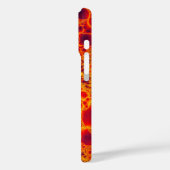 Oranje Fractal Smartphone Hoesje (Achterkant / Links)