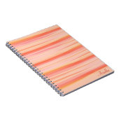 Oranje frambozen (horizontaal) notitieboek (Rechterzijde)