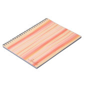 Oranje frambozen notitieboek (Linkerzijde)