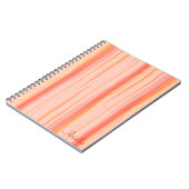 Oranje frambozen notitieboek (Linkerzijde)