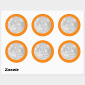 Oranje Frame Sticker (Vel)