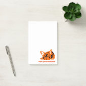 Oranje Franse Bulldog Post-it® Notes (Kantoor)