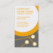 oranje, frequente koperskaart klantenkaartje (Achterkant)