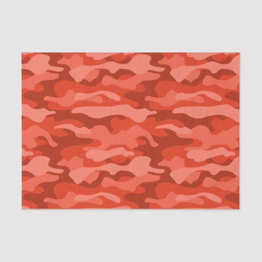 Oranje Frisdrank Eenkleurige Camouflage Tissuepapier (Voorkant)