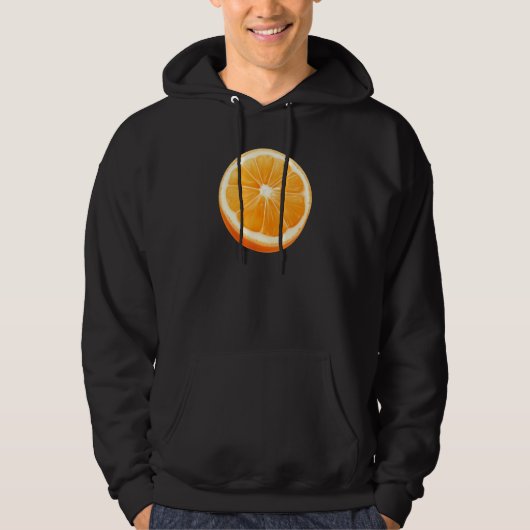 Oranje fruit hoodie (Voorkant)