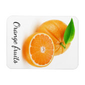 Oranje fruit magneet (Horizontaal)