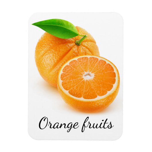 Oranje fruit magneet (Verticaal)