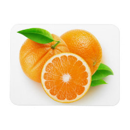 Oranje fruit magneet