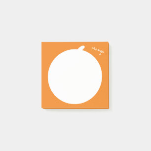 Oranje fruit post-it® notes
