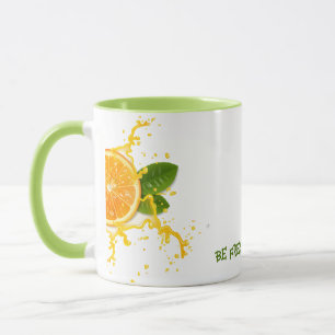 Oranje Fruit Slice Coffee Mok