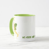 Oranje Fruit Slice Coffee Mok (Voorkant links)