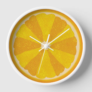 Oranje fruit Slice Pop Art Minimalist Kitchen Food