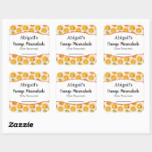Oranje Fruit Sticker voor Inmaken (Vel)