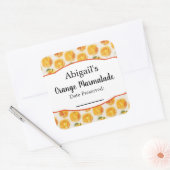 Oranje Fruit Sticker voor Inmaken (Envelop)