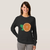 Oranje fruit t-shirt (Voorkant volledig)