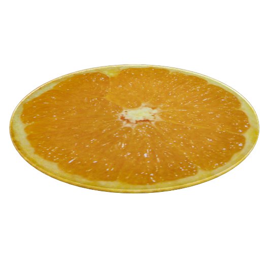 Oranje fruit, vers slice snijplank (Hoek)