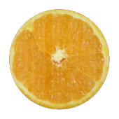 Oranje fruit, vers slice snijplank (Voorkant)