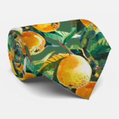 Oranje Fruit Waterverfte Das – Verse Citrus Kunstw (Opgerold)