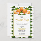 Oranje Fruit Zomerfeest Kaart (Voorkant)