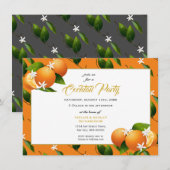 Oranje Fruit Zomerfeest Kaart (Voorkant / Achterkant)