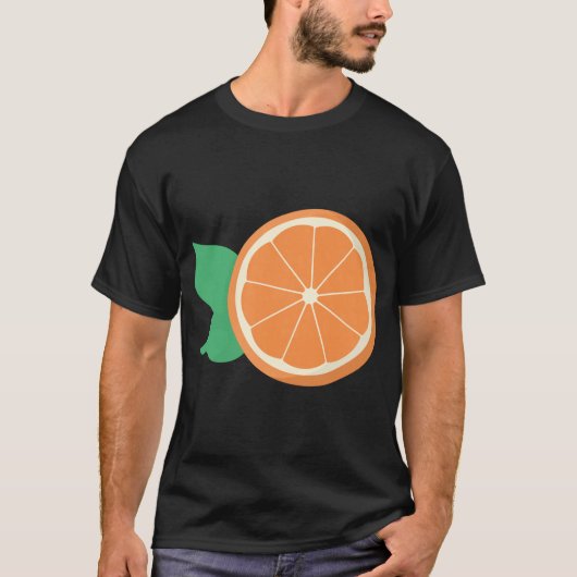 Oranje fruitgietijzer t-shirt (Voorkant)