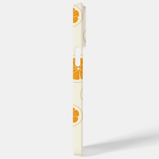 Oranje fruitig patroon Case-Mate iPhone case (Achterkant / Rechts)
