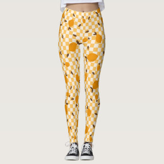 Oranje fruitigheid leggings