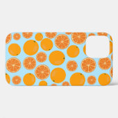 Oranje fruitpatroon Case-Mate iPhone case (Achterkant (horizontaal))