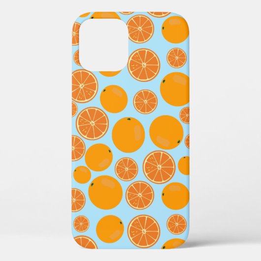 Oranje fruitpatroon Case-Mate iPhone case (Achterkant)