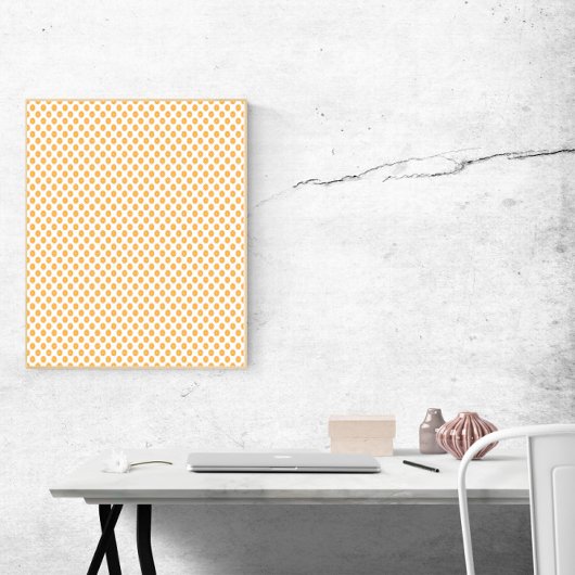 Oranje fruitpatroon poster