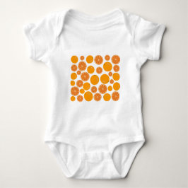 Oranje fruitpatroon romper