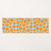 Oranje fruitpatroon yogamat (Voorkant (horizontaal))