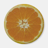 Oranje fruitplakmagneet magneet (Voorkant)