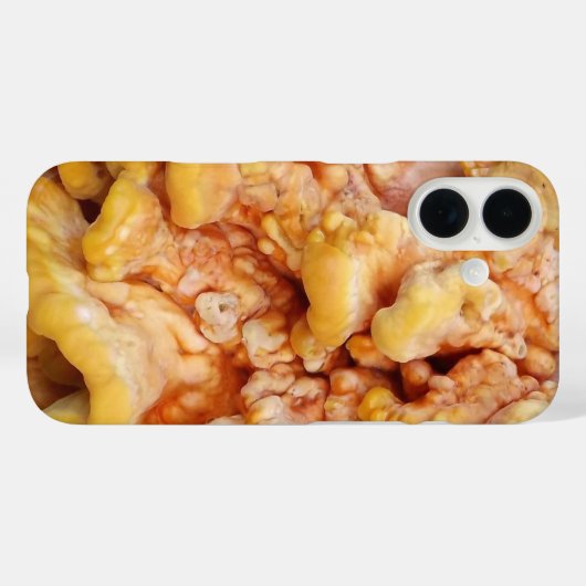 Oranje Fungus Case-Mate iPhone Case (Achterkant (horizontaal))