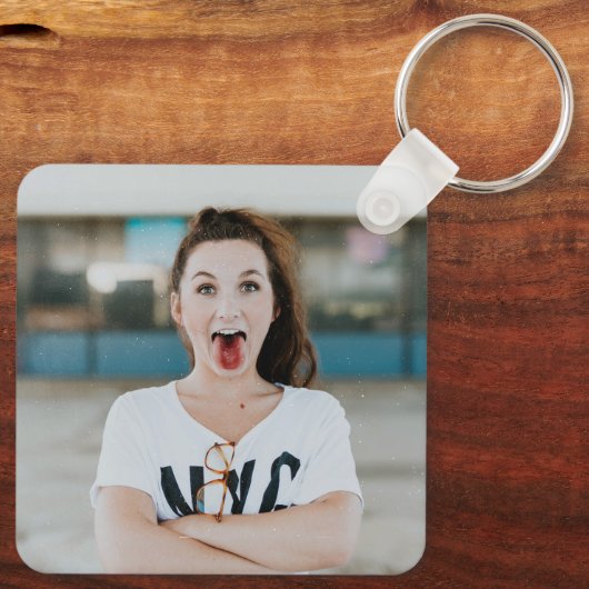 Oranje Funky Class Year Sleutelhanger (Achterkant)