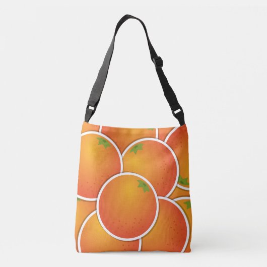 Oranje Funky Crossbody Tas (Achterkant)