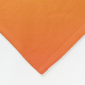 Oranje Funky Fleece Deken (Hoek)
