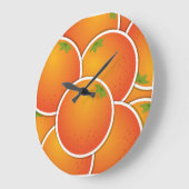 Oranje Funky Grote Klok (Hoek)