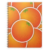 Oranje Funky Notitieboek (Voorkant)