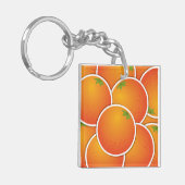 Oranje Funky Sleutelhanger (Voorkant Links)
