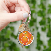 Oranje Funky Sleutelhanger (Hand)